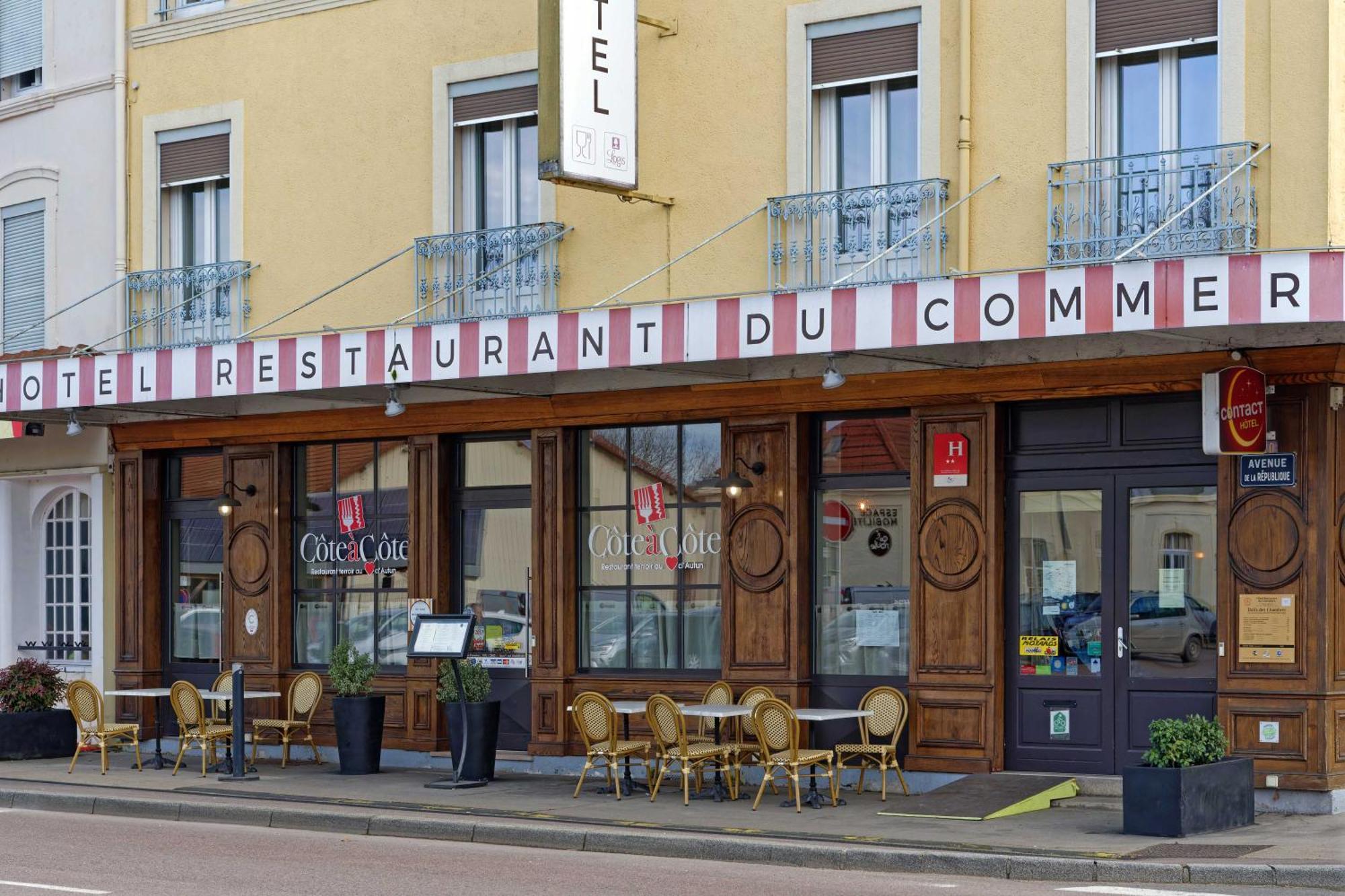 Hotel Le Terminus Et Son Restaurant Cote A Cote Autun Eksteriør bilde